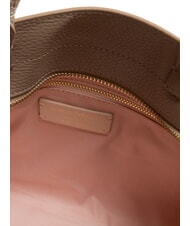 COCCINELLE KLICHE Bolso de piel con bandolera topo cálido - Bolsos Mujer - 6