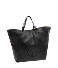 COCCINELLE CALLISTO Bolso de compras de piel con logotipo grabado - Bolsos Mujer