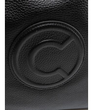 COCCINELLE CALLISTO Bolso de compras de piel con logotipo grabado negro - Bolsos Mujer - 6
