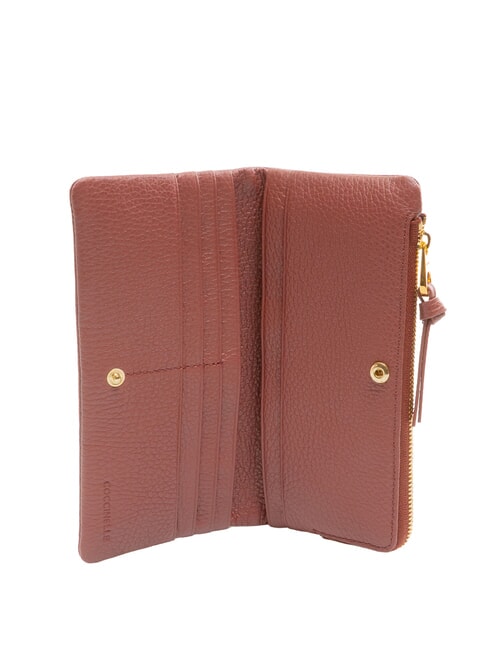 SOFTY Cartera grande de cuero brandy - Carteras Mujer
