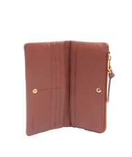 COCCINELLE SOFTY Cartera grande de cuero brandy - Carteras Mujer - 2