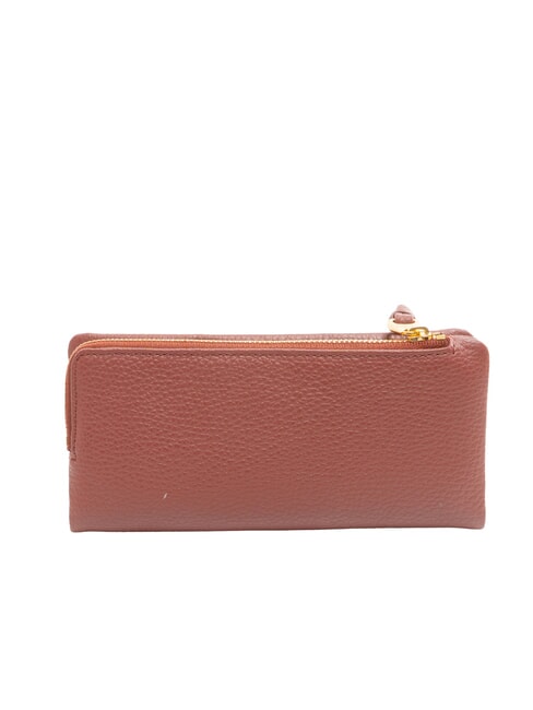 SOFTY Cartera grande de cuero brandy - Carteras Mujer
