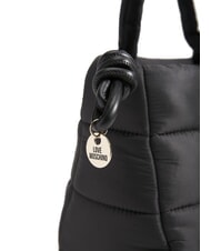 LOVE MOSCHINO AIR WAVE Bolsa de compras hinchable negro - Bolsos Mujer - 3
