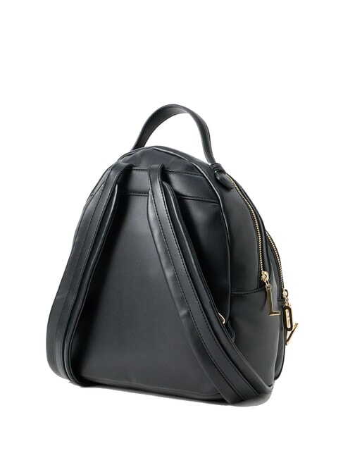 ZIPLINE Mochila redonda con bolsillo negro - Bolsos Mujer