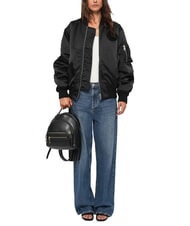 LOVE MOSCHINO ZIPLINE Mochila redonda con bolsillo negro - Bolsos Mujer - 5