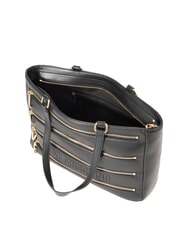 LOVE MOSCHINO ZIPLINE Bolso de compras de hombro negro - Bolsos Mujer - 4