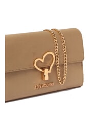 LOVE MOSCHINO SMART DAILY Bolso de hombro con solapa arena - Bolsos Mujer - 3