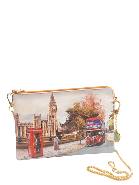 YESBAG Clutch Bolso de mano con bandolera Calle Londres - Bolsos Mujer