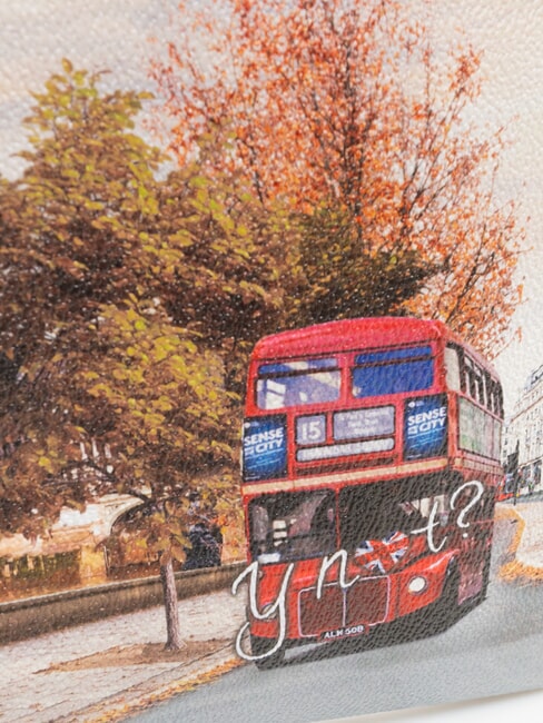 YESBAG Clutch Bolso de mano con bandolera Calle Londres - Bolsos Mujer