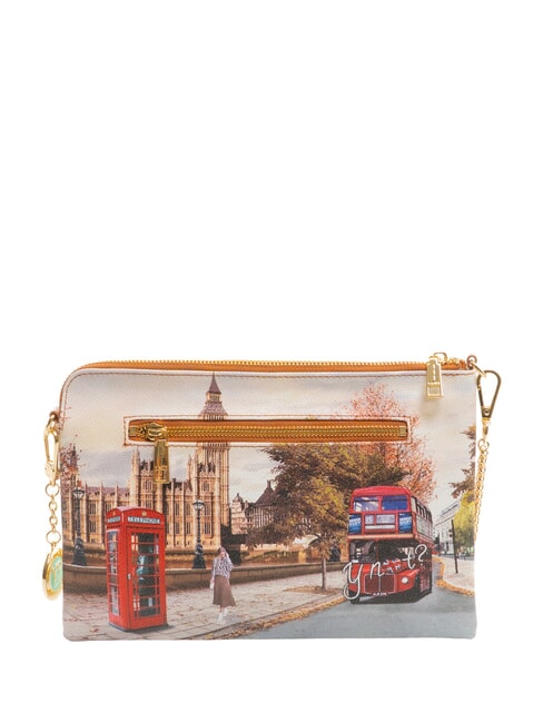 YESBAG Clutch Bolso de mano con bandolera Calle Londres - Bolsos Mujer