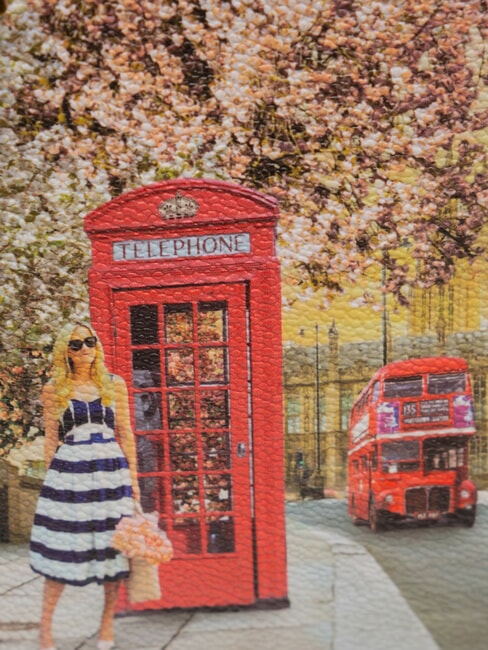 YESBAG Bolso de hombro plano Rosa inglesa - Bolsos Mujer