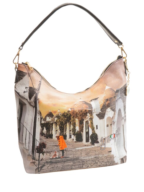 YESBAG Bolso de hombro tipo hobo La vida en trulli - Bolsos Mujer