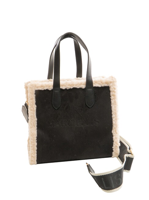 SHERPA Bolso mediano con bandolera negro - Bolsos Mujer