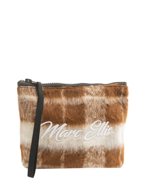 CHECK Bolso de mano con puño cacao - Bolsos Mujer