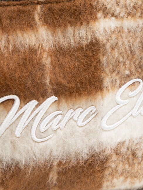 CHECK Bolso de mano con puño cacao - Bolsos Mujer