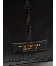 THE BRIDGE FAENTINA Bolso grande de piel para el hombro Oro negro - Bolsos Mujer - 3