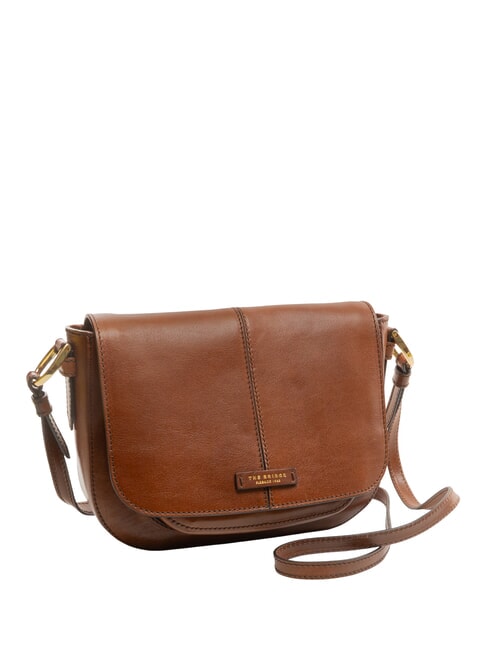 FAENTINA Bolso grande de piel para el hombro BROWN - Bolsos Mujer