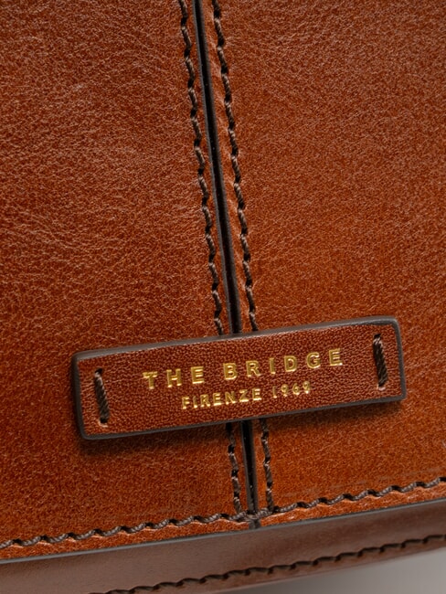 FAENTINA Bolso grande de piel para el hombro BROWN - Bolsos Mujer