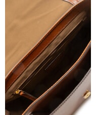 THE BRIDGE FAENTINA Bolso grande de piel para el hombro BROWN - Bolsos Mujer - 5