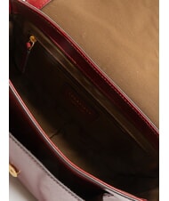 THE BRIDGE FAENTINA Bolso grande de piel para el hombro Chianti / Burdeos / Dorado - Bolsos Mujer - 5
