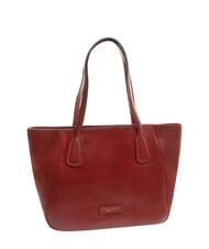 THE BRIDGE MADDALENA Shopping Bag en piel Chianti / Burdeos / Dorado - Bolsos Mujer - 2