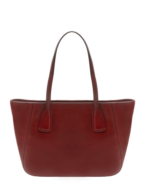 MADDALENA Shopping Bag en piel Chianti / Burdeos / Dorado - Bolsos Mujer