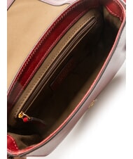 THE BRIDGE FAENTINA Mini poste FAENTINA en cuero Chianti / Burdeos / Dorado - Bolsos Mujer - 5