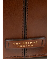 THE BRIDGE FAENTINA Mini poste FAENTINA en cuero BROWN - Bolsos Mujer - 3