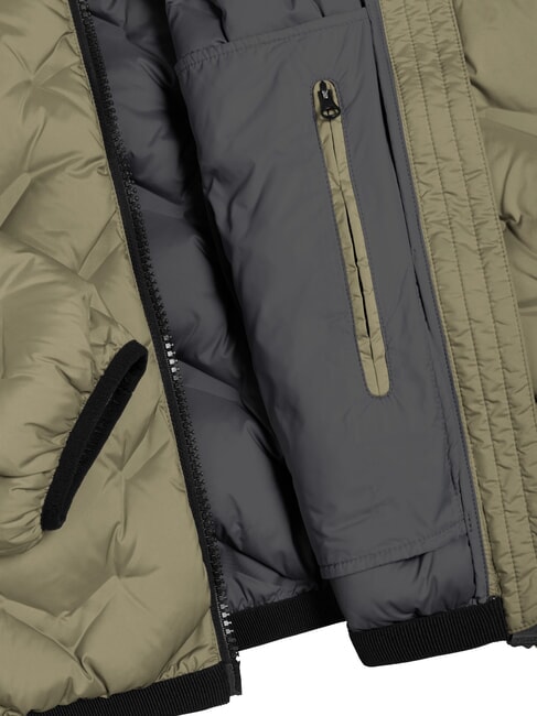 DASHED Chaqueta de plumas con capucha volc&aacute;n fangoso - Chaquetas de plumas para hombre