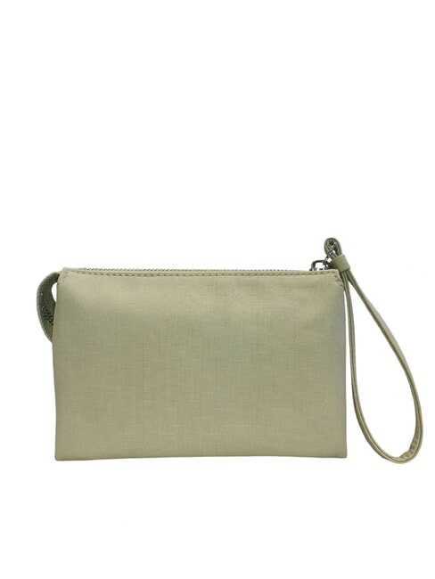POUCHY Bolso de mano mediano de 3 compartimentos verde salvia - Bolsos Mujer