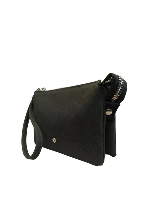 POUCHY Mini clutch con 3 compartimentos NEGRO - Bolsos Mujer