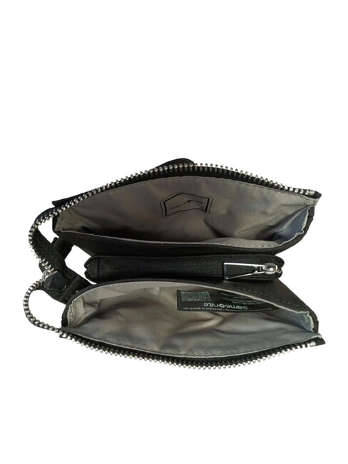 POUCHY Mini clutch con 3 compartimentos NEGRO - Bolsos Mujer