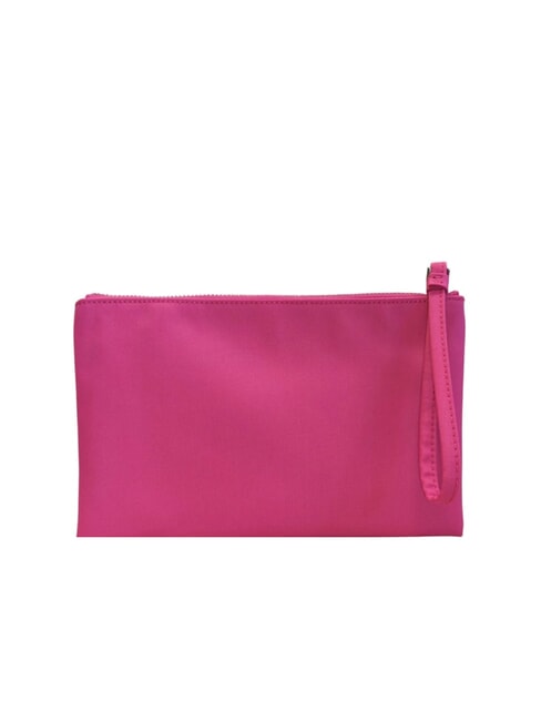 POUCHY Bolso de mano plano con bolsillo para tarjetas rubí - Bolsos Mujer