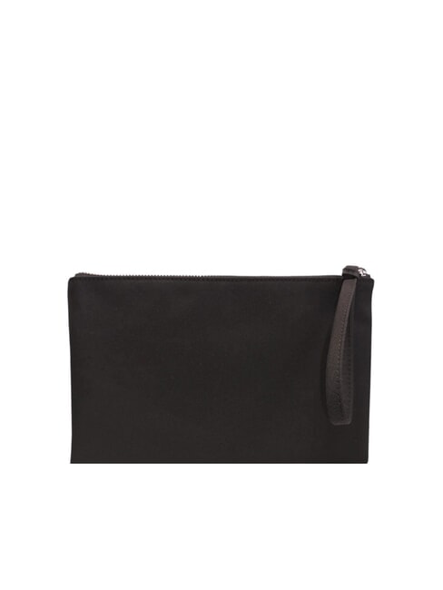 POUCHY Bolso de mano plano con bolsillo para tarjetas NEGRO - Bolsos Mujer