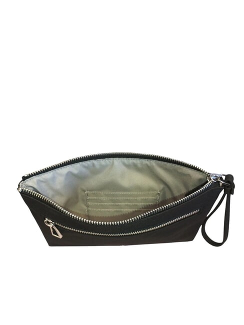 POUCHY Bolso de mano plano con bolsillo para tarjetas NEGRO - Bolsos Mujer