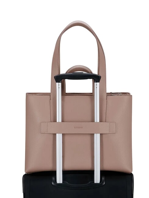 BRIGHTBEYOND  Bolsa para PC con correa para el hombro BEIGE - Maletines de Trabajo