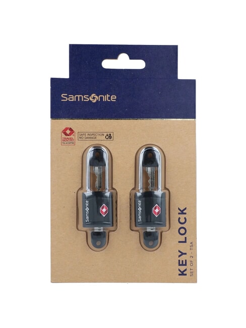  GLOBAL TRAVEL Set 2 Candados TSA NEGRO - Accesorios de viaje