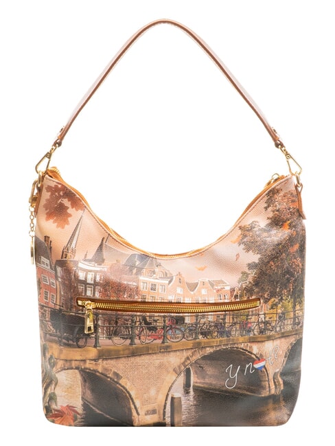 YESBAG Bolso de hombro tipo hobo r&iacute;o de oto&ntilde;o - Bolsos Mujer