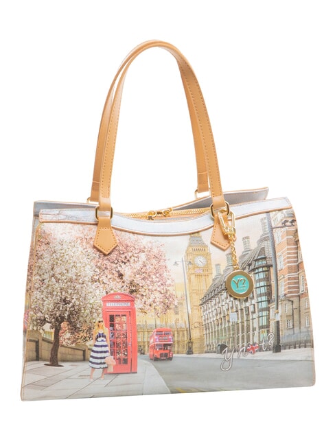 YESBAG  Bolso de hombro grande Rosa inglesa - Bolsos Mujer