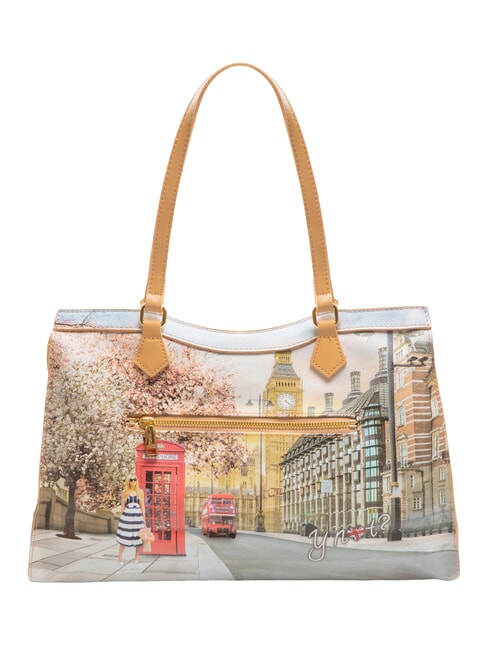 YESBAG  Bolso de hombro grande Rosa inglesa - Bolsos Mujer