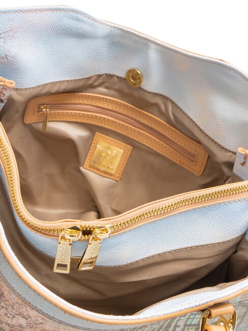 YESBAG  Bolso de hombro grande Rosa inglesa - Bolsos Mujer