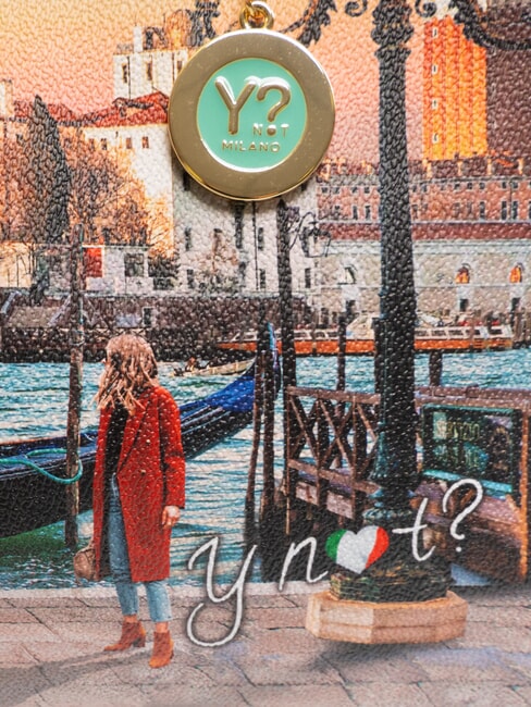 YESBAG Bolso de hombro estampado Atardecer en Venecia - Bolsos Mujer