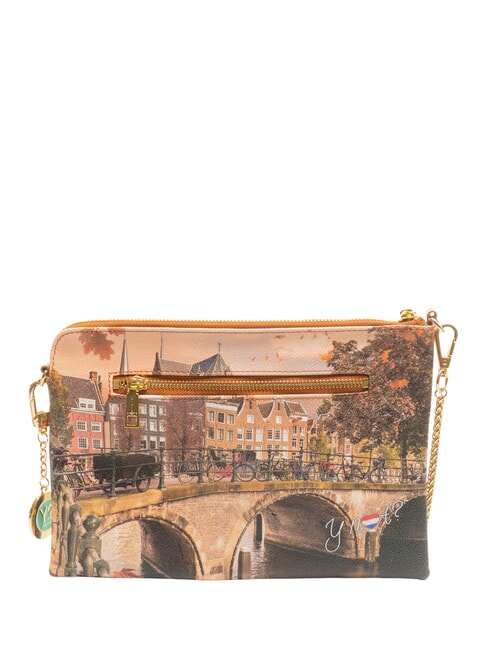 YESBAG Clutch Bolso de mano con bandolera r&iacute;o de oto&ntilde;o - Bolsos Mujer