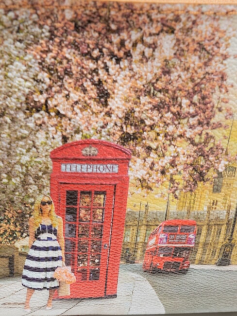 YESBAG Bolso de hombro Rosa inglesa - Bolsos Mujer