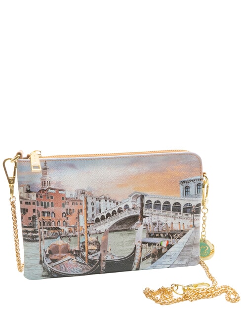 YESBAG Clutch con pu&ntilde;o y bandolera Venecia - Bolsos Mujer
