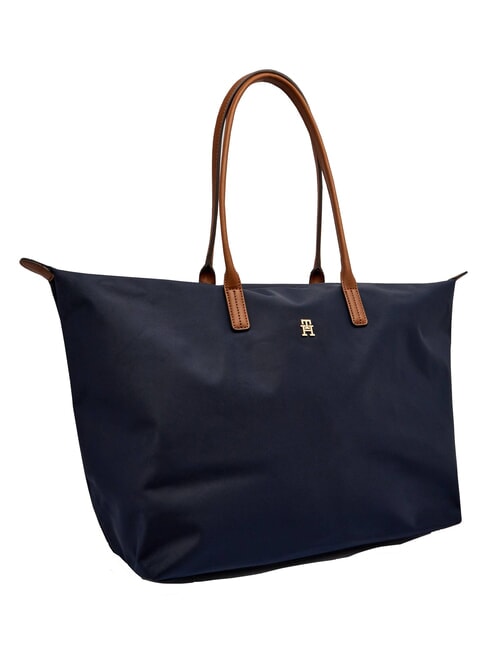 POPETTE Bolso de hombro maxi azul espacial / negro - Bolsos Mujer