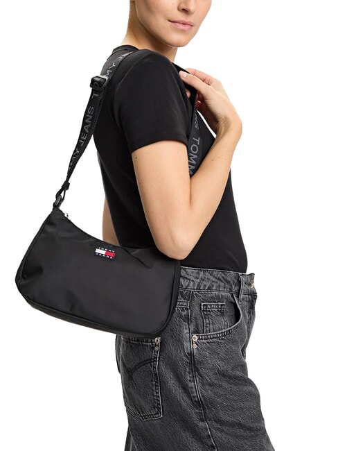 TJW ESS DAILY Bolso de hombro negro - Bolsos Mujer