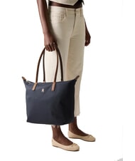 TOMMY HILFIGER POPETTE Bolsa de la compra azul espacial / negro - Bolsos Mujer - 4