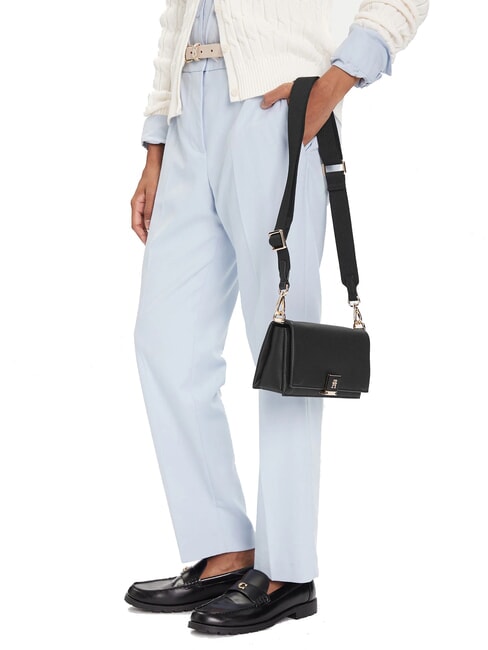 TH HER Mini bolso de hombro negro - Bolsos Mujer