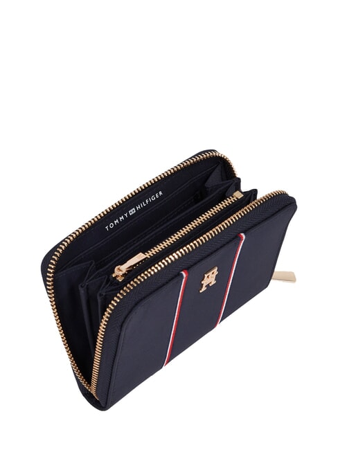 TH ICON Cartera mediana con cremallera corporación azul - Carteras Mujer